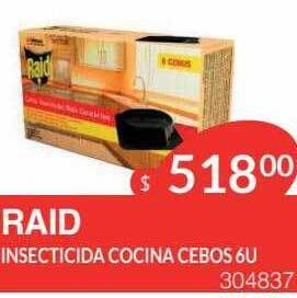Masivos Raid insecticida cocina cebos oferta