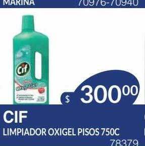 Masivos Cif limpiador oxigel pisos oferta