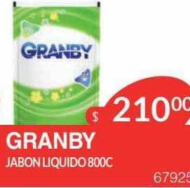 Masivos Granby jabon liquido oferta