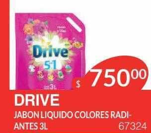 Masivos Drive jabon liquido colores radiantes oferta
