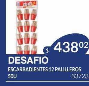 Masivos Desafio escarbadientes 12 palilleros oferta