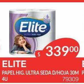 Masivos Elite papel hig ultra seda d hoja oferta
