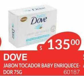 Masivos Dove jabon tocador baby enriquecedor oferta