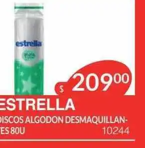 Masivos Estrella discos algodon desmaquillantes oferta
