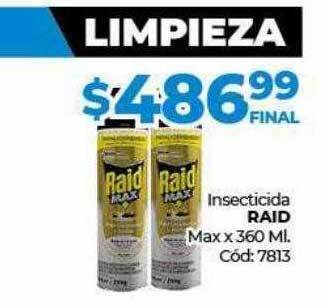 Diarco Insecticida raid max x 360 ml oferta