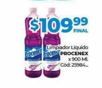 Diarco Limpiador líquido procenex x 900 ml oferta