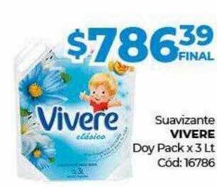 Diarco Suavizante vivere doy pack x 3 lt oferta