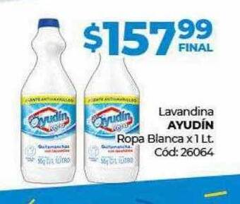 Diarco Lavandina ayudín ropa blanca x 1 lt. oferta