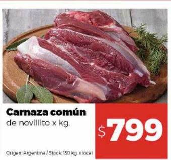 Disco Carnaza común de novillito x kg oferta