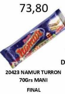 Hipermay Namur turron mani oferta