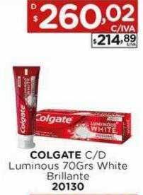 Hipermay Colgate c d luminous white brillante oferta