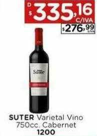 Hipermay Suter varietal vino cabernet oferta