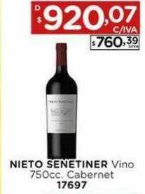 Hipermay Nieto senetiner vino cabernet oferta