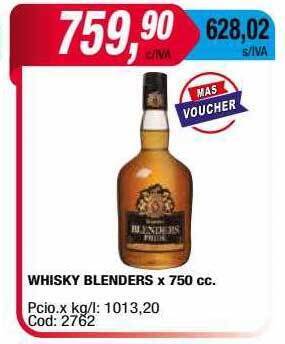 Maxiconsumo Whisky blenders oferta
