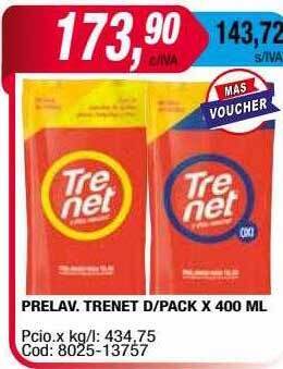 Maxiconsumo Prelav. trenet d pack oferta