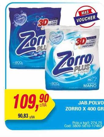 Maxiconsumo Jab. polvo zorro oferta