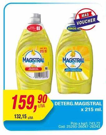 Maxiconsumo Deterg. magistral oferta