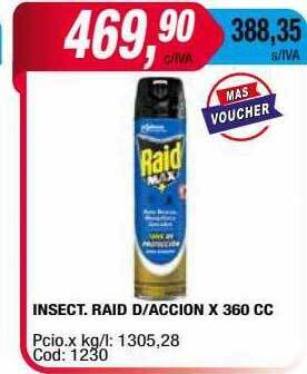 Maxiconsumo Insect. raid d accion oferta