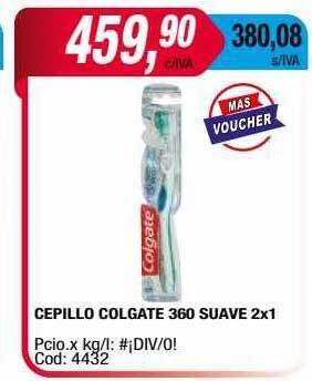 Maxiconsumo Cepillo colgate 360 suave oferta