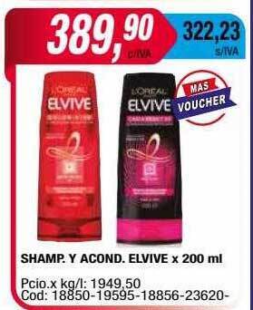 Maxiconsumo Shamp. y acond. elvive oferta