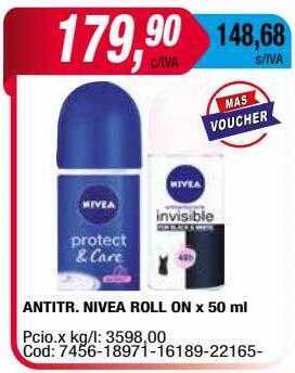 Maxiconsumo Antitr. nivea roll on oferta