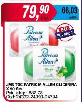 Maxiconsumo Jab toc patricia allen glicerina oferta