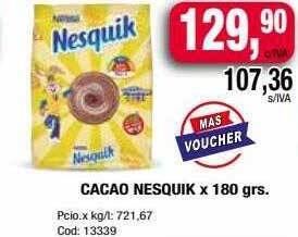 Maxiconsumo Cacao nesquik oferta