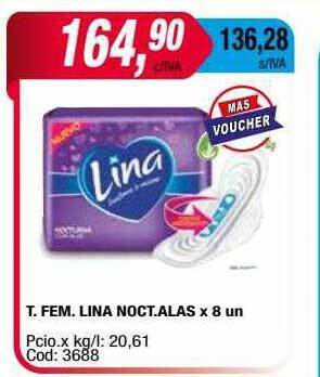 Maxiconsumo T. fem. lina noct. alas oferta