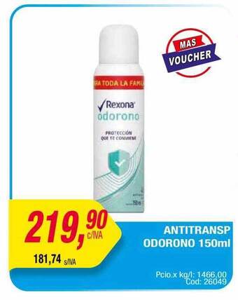 Maxiconsumo Antitransp odorono oferta
