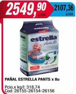 Maxiconsumo Pañal estrella pants oferta