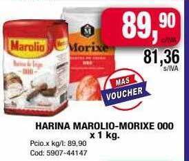 Maxiconsumo Harina marolio-morixe 000 oferta