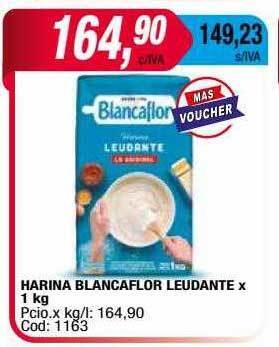 Maxiconsumo Harina blancaflor leudante oferta