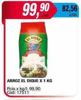 Maxiconsumo Arroz el dique oferta