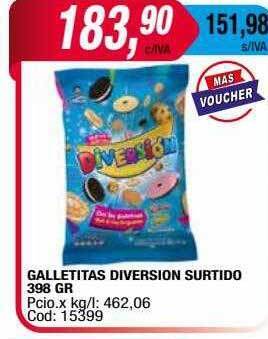 Maxiconsumo Galletitas diversion surtido oferta