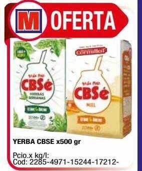 Maxiconsumo Yerba cbse oferta