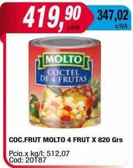 Maxiconsumo Coc. frut molto 4 frut oferta