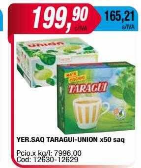 Maxiconsumo Yer. saq. taragui-union oferta
