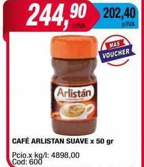 Maxiconsumo Café arlistan suave oferta