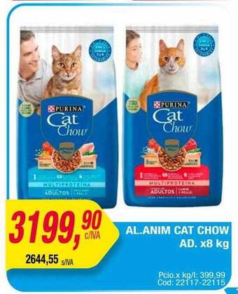 Maxiconsumo Al. anim cat chow ad oferta