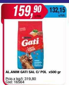 Maxiconsumo Al. anim gati sal c pol oferta