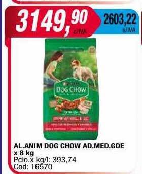 Maxiconsumo Al. anim dog chow ad. med. gde oferta