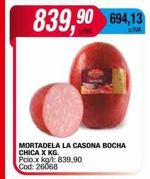 Maxiconsumo Mortadela la casona bocha chica oferta