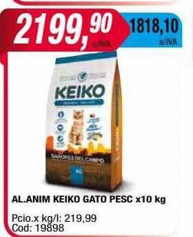 Maxiconsumo Al. anim keiko gato pesc oferta