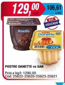 Maxiconsumo Postre danette oferta