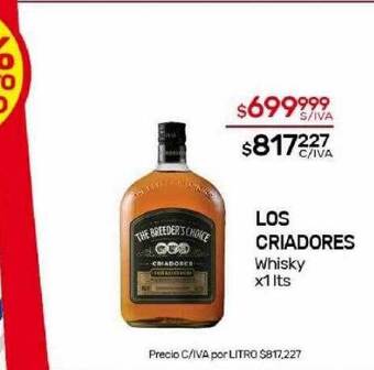 Nini Mayorista Los criadores whisky oferta