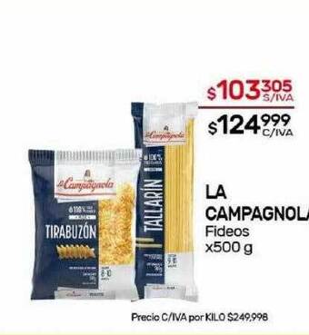 Nini Mayorista La campagnola fideos oferta