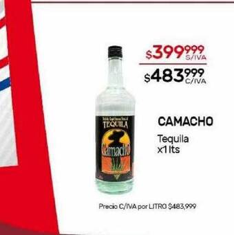 Nini Mayorista Camacho tequila oferta
