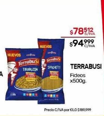 Nini Mayorista Terrabusi fideos oferta