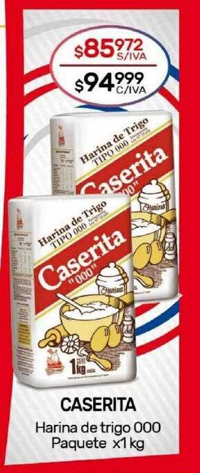 Nini Mayorista Caserita harina de trigo 000 oferta