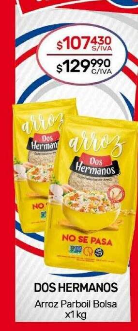 Nini Mayorista Dos hermanos arroz parboil bolsa oferta